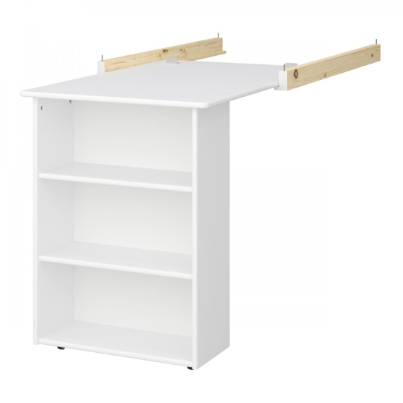 Vysouvací stůl Merien bílý mat