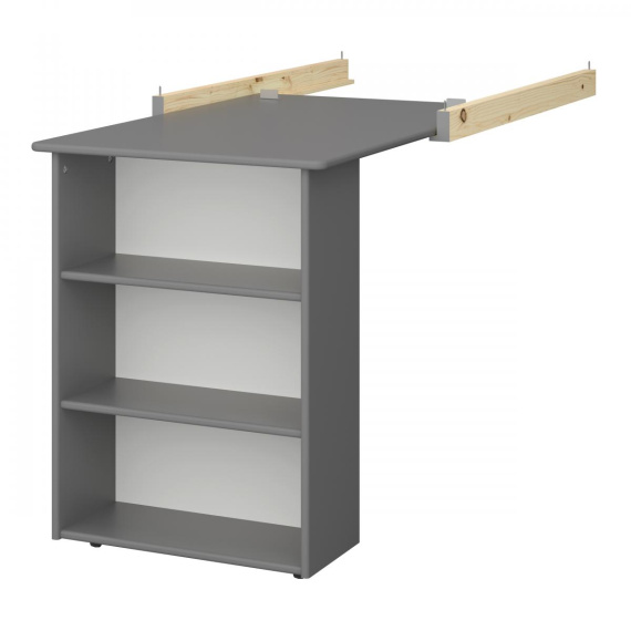 Vysouvací stůl Merien šedá