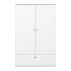Šatní skříň Merien 2D1S bílý mat