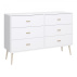 Komoda Miva 6S bílý mat