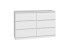Komoda Malvína M6 bílá