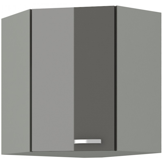 Kuchyňská skříňka Garid 58x58 GN 72 1F šedý lesk/šedá