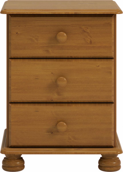 Komoda Rinat 3S masiv hnědá