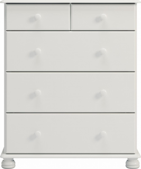 Komoda Rinat 2+3S bílá