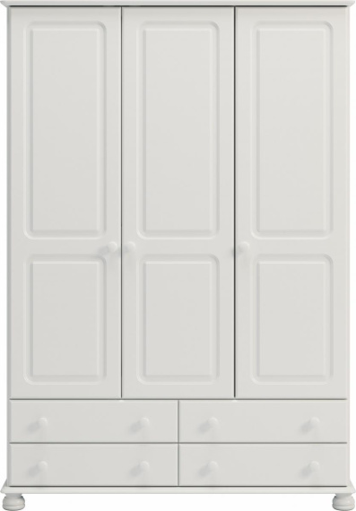 Šatní skříň Rinat 3D4S bílá