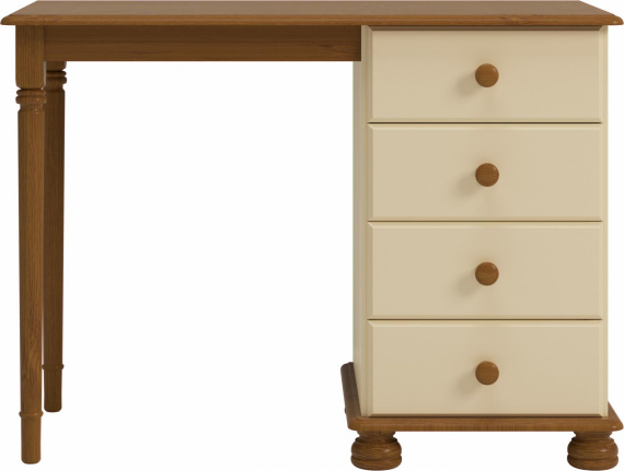 Toaletní stolek Rinat hnědá/cream