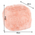 Taburet, umělá kožešina korálová, AZENE