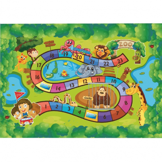 Koberec, dětský vzor ZOO, 100x150, ZOAN