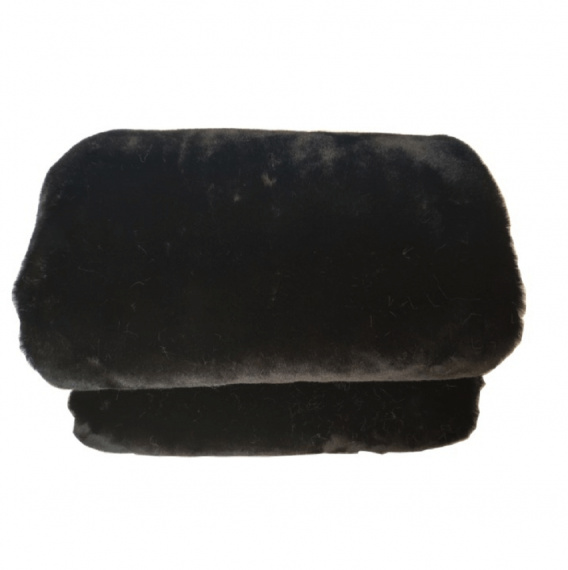 Kožešinová deka, černá, 150x180, Rabita NEW TYP 1