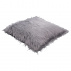 Polštář, šedá / stříbrná, 45x45, FOXA TYP 2