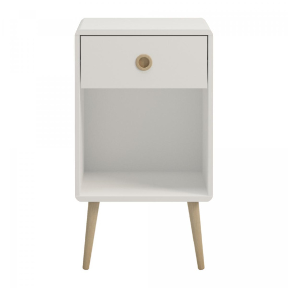 Noční stolek Soter 1S bílá