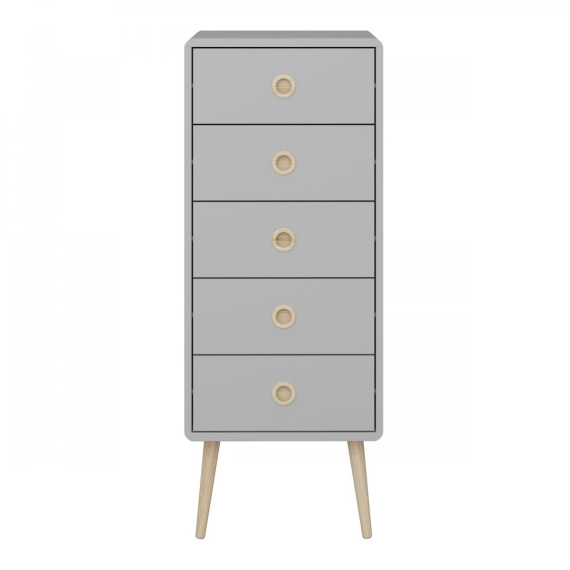 Komoda Soter 5S šedá