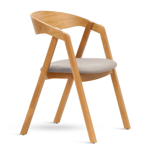 Křesílko GURU látka odstín dub