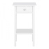 Noční stolek Tuan 1S bílý mat