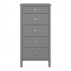 Komoda Tuan 5S šedá