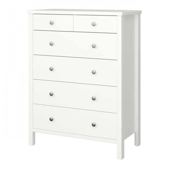 Komoda Tuan 2+4S bílá