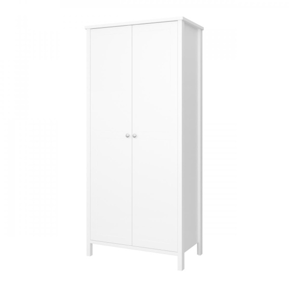 Šatní skříň Tuan 2D bílý mat