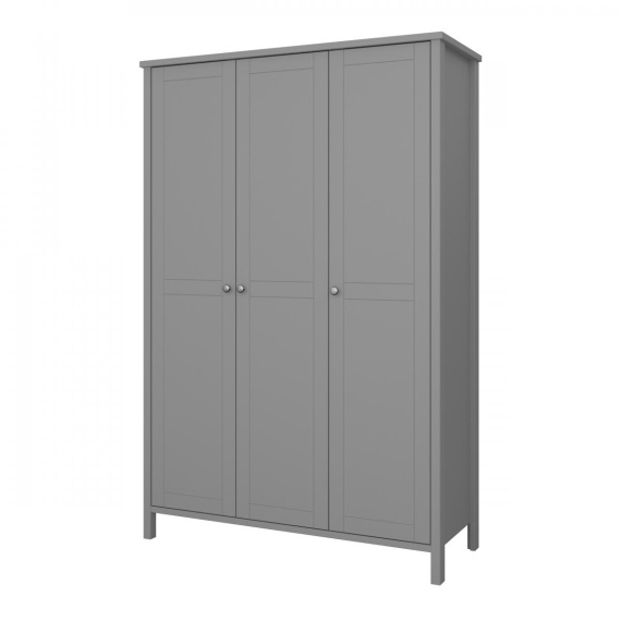 Šatní skříň Tuan 3D šedá