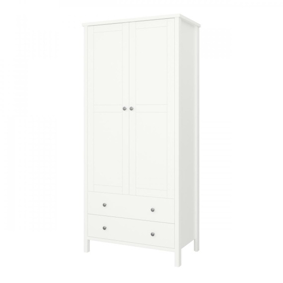 Šatní skříň Tuan 2D2S bílá