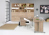 Rohový díl ke stolu Office 458 dub sonoma/silver grey