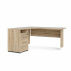 Psací stůl Office 80400/44 dub sonoma/bílá
