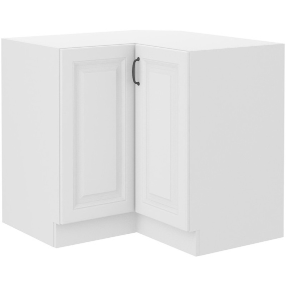 Rohová kuchyňská skříňka Stipe 89x89 DN 1F BB bílá