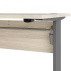 Výškově nastavitelný psací stůl Office 80400/382 dub sonoma/silver grey
