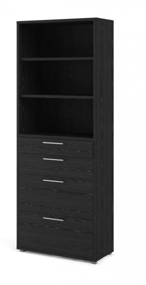 Knihovna Office 80400/154 černá