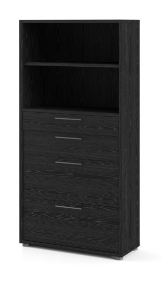 Knihovna Office 80400/146 černá