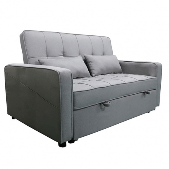 Rozkládací pohovka, šedá, FRENKA