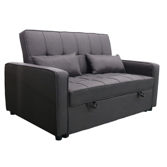 Rozkládací pohovka, hnědá, FRENKA