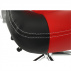 Kancelářské kreslo, ekokoža černá/červená, MARVIN NEW