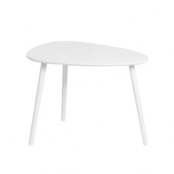 Příruční stolek, bílá, DANZ