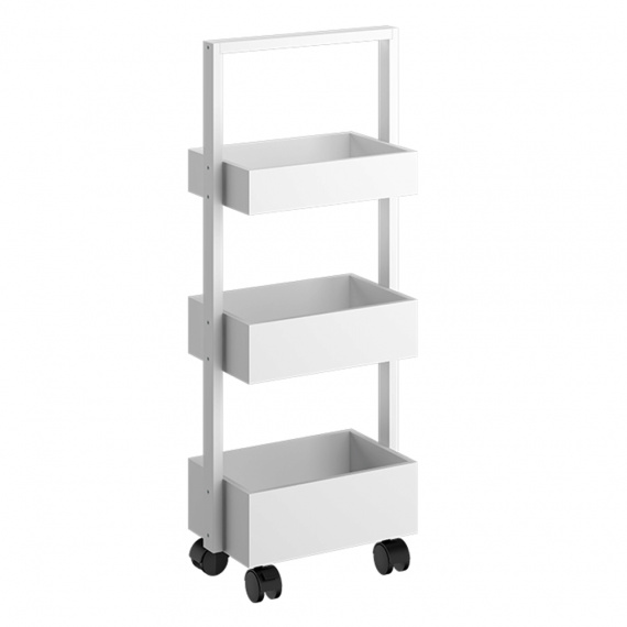 Regál, bílá, ARTO