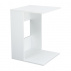 Příruční stolek, bílé provedení, ZENOR