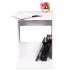 Příruční stolek, bílé provedení, ZENOR