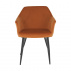 Křeslo, látka cihlová / černé nohy, ODOVEL