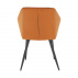 Křeslo, látka cihlová / černé nohy, ODOVEL