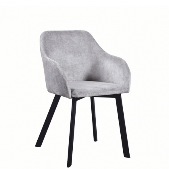 Jídelní křeslo, světle/černá, TANDEL