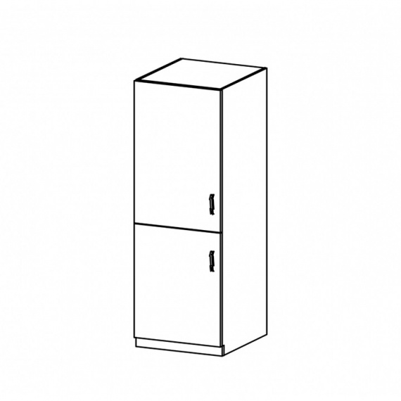 Potravinová skříňka, bílá/sosna andersen, levá, Provance D60R