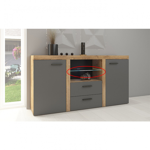 2-bodové LED osvětlení, bílé podbarvení, NESEBAR XL