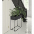 Multifunkční kovový květináč, tmavozelená, INDIZE TYP 3