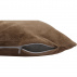 Polštář, sametová látka světlehnědá, 60x60, Olaja TYP 4
