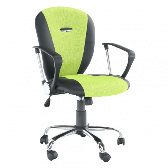 kancelářské křeslo 1513, hráškově zelená / černá, TABAREZ 1513