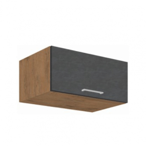 Horní skříňka, dub lancelot / šedá matná, VEGA 80 Nagu-36 1F