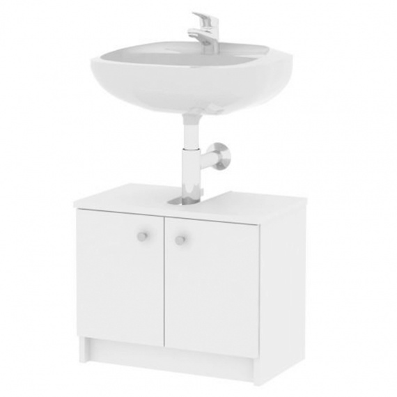 Skříňka pod umyvadlo, bílá, GALENA SI02