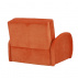 Rozkládací křeslo, oranžová, MILI 1