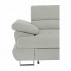 Rozkládací sedací souprava, látka světle šedá, pravá, Buton R