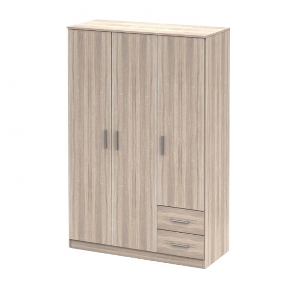 Třídveřová skříň, dub sonoma, NOKO-SINGA 84