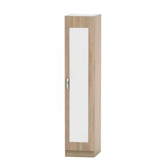 Skříň se zrcadlem, dub sonoma, BETTY 2